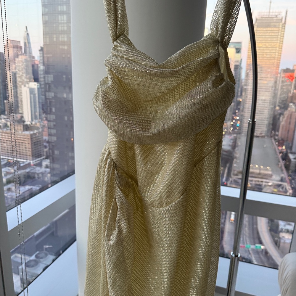 Elegant Gold Dress